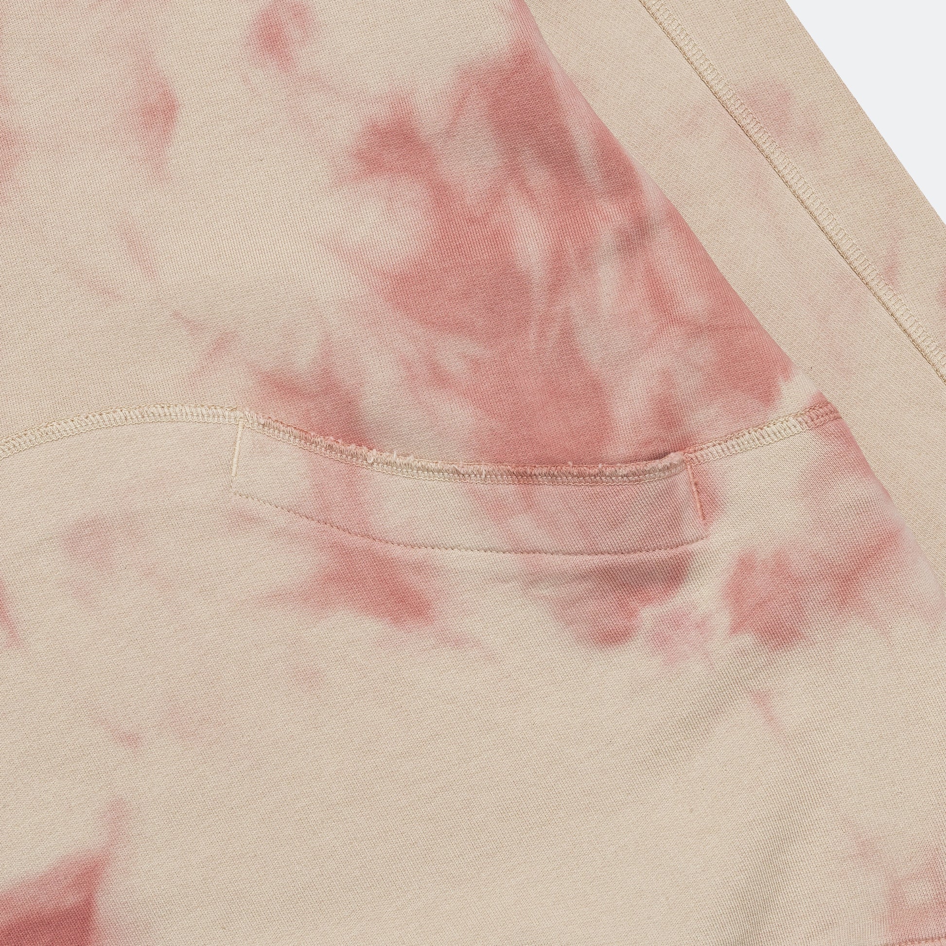 Tie-Dye Crewneck - Beige/Pink