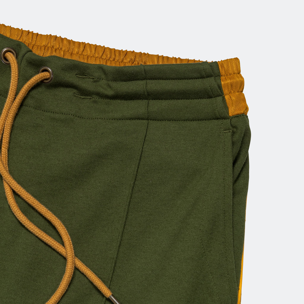 Track Pant - Olive Green/Mustard