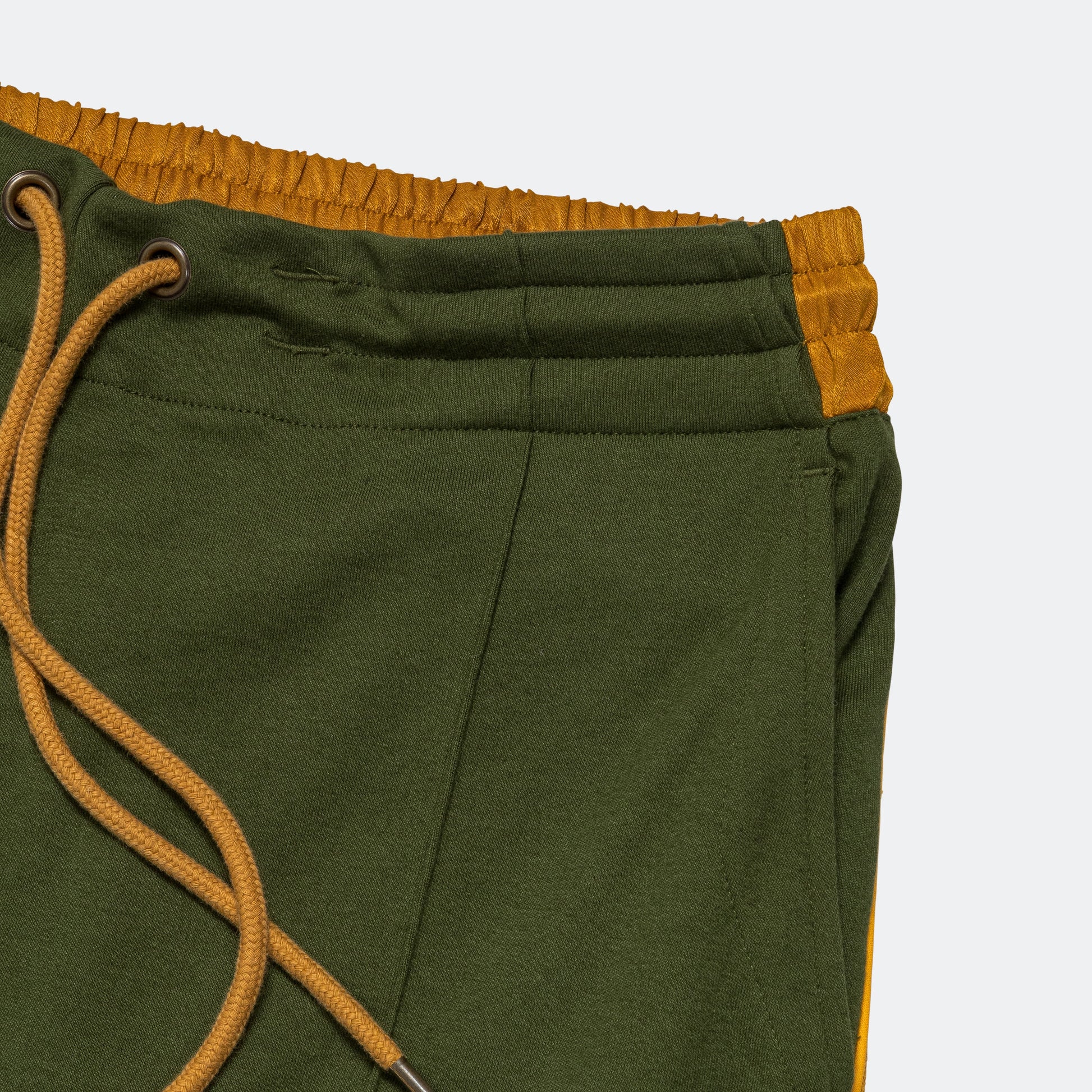 Track Pant - Olive Green/Mustard
