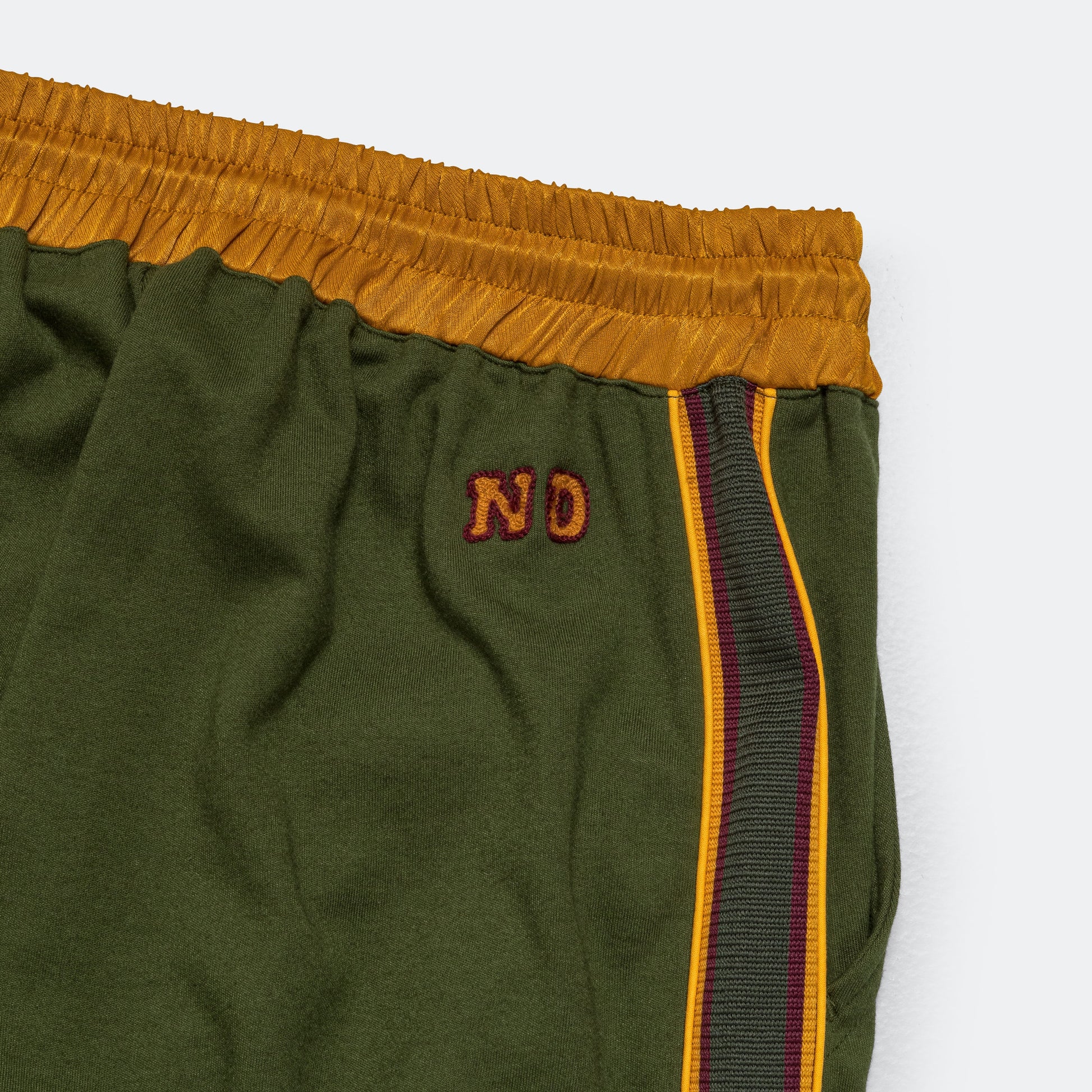 Track Pant - Olive Green/Mustard