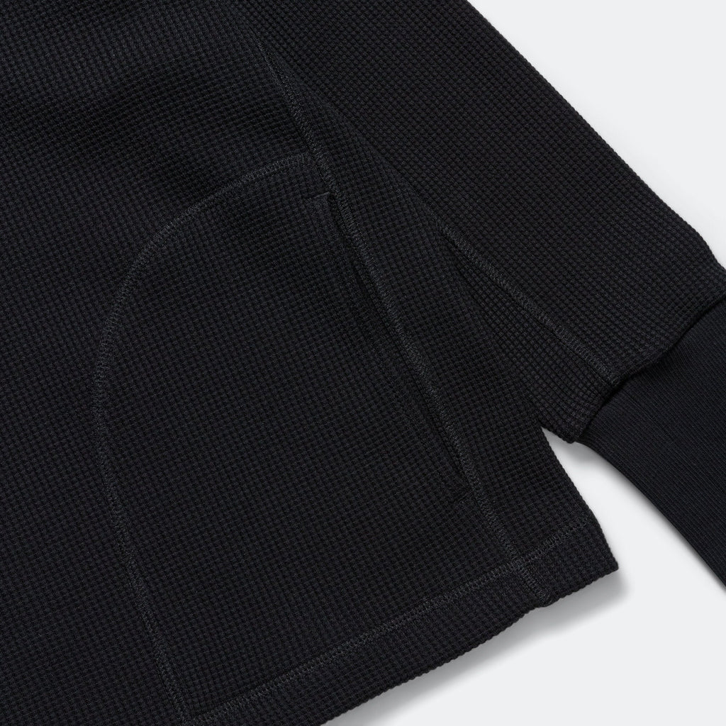 Waffle Crew Neck - Black