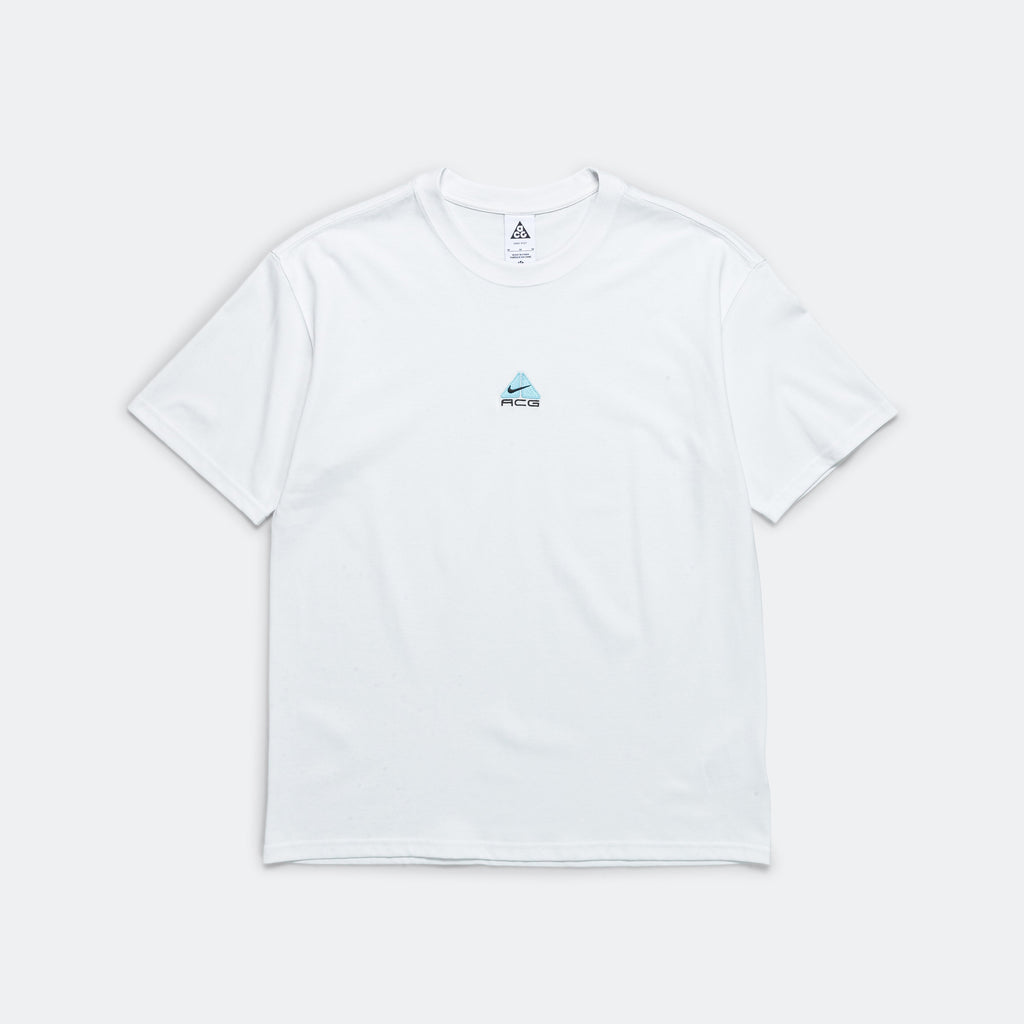 LBR Lungs SS Tee - Summit White/Aquarius Blue