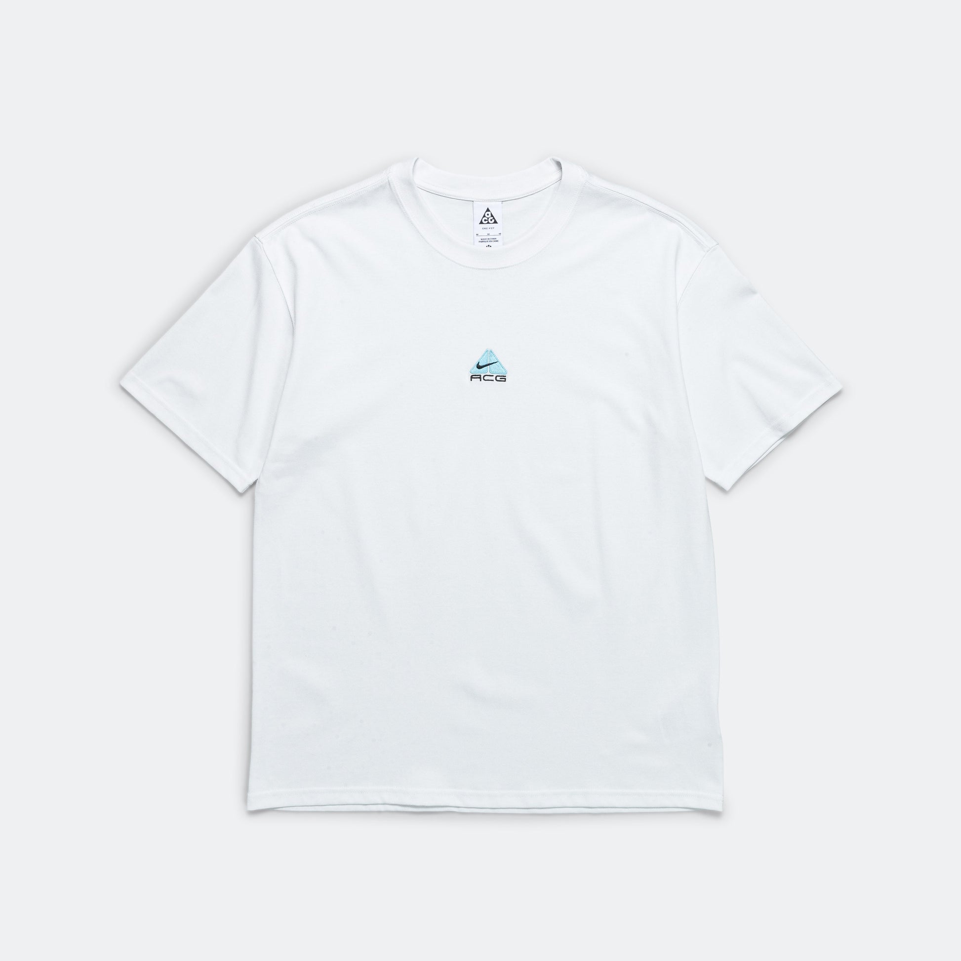 LBR Lungs SS Tee - Summit White/Aquarius Blue