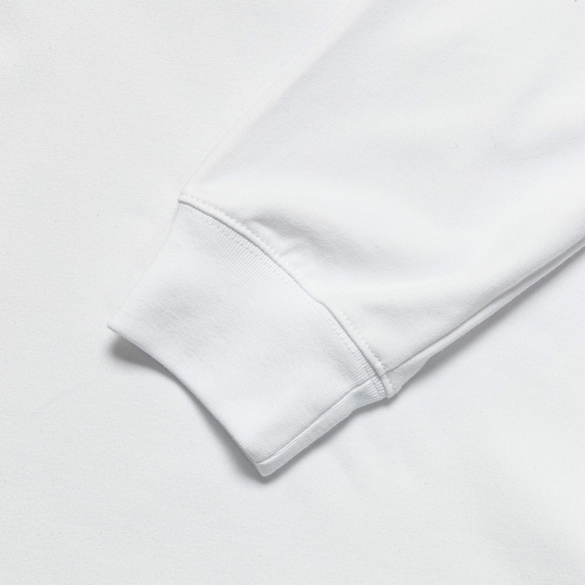 NRG LBR LS Tee Lungs - Summit White/Aquarius Blue