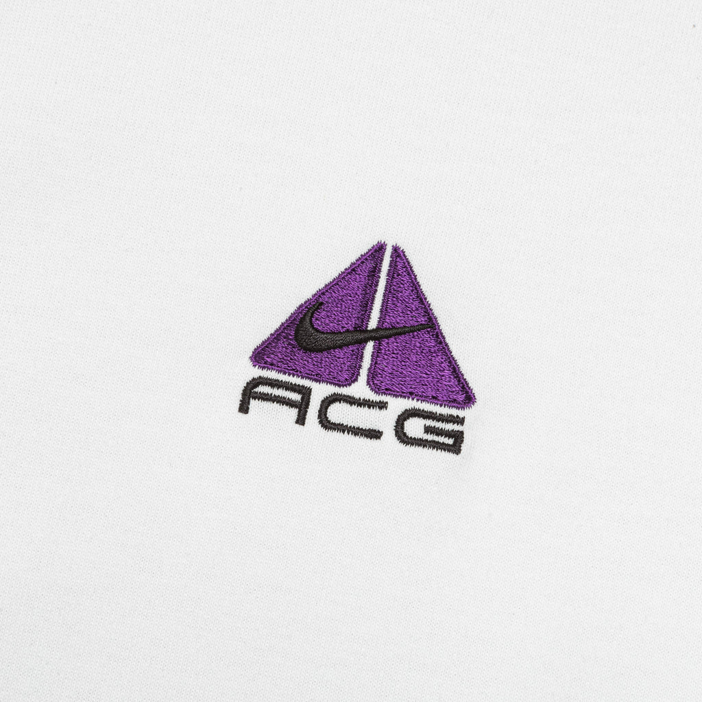NRG SS Tee 'Lungs' - Summit White/Purple Cosmos
