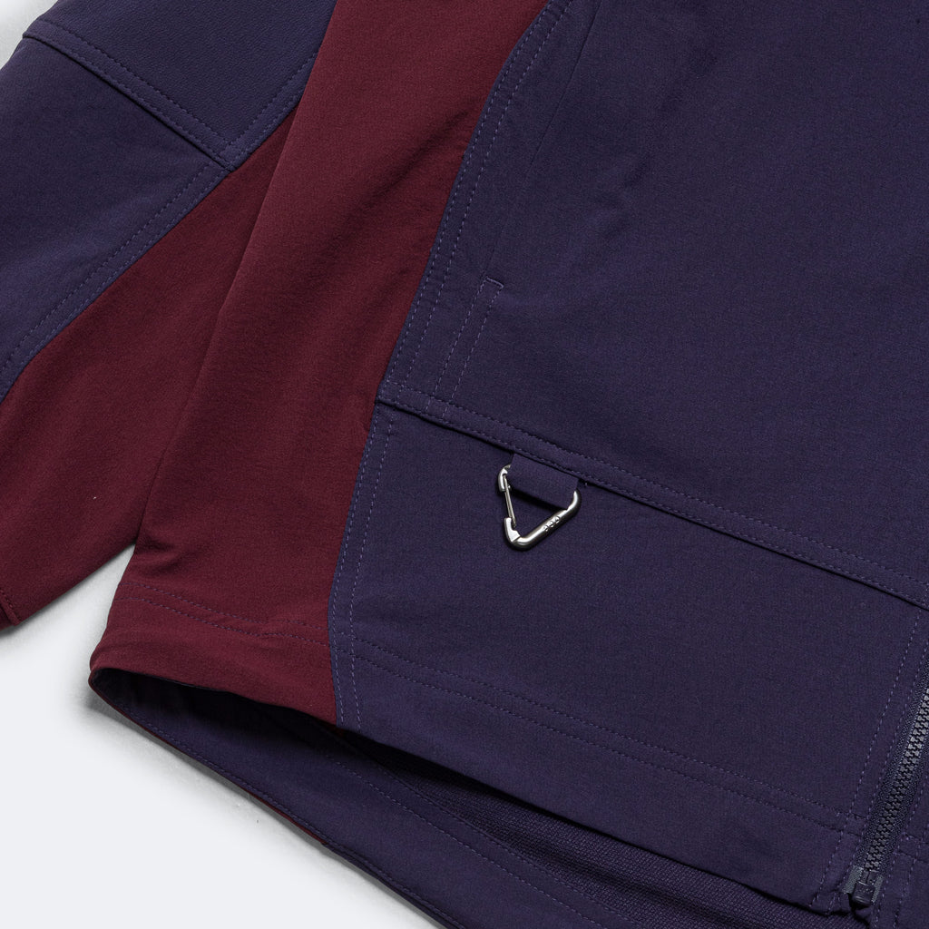 Sun Farer Jacket - Purple Ink/Night Maroon-Summit White