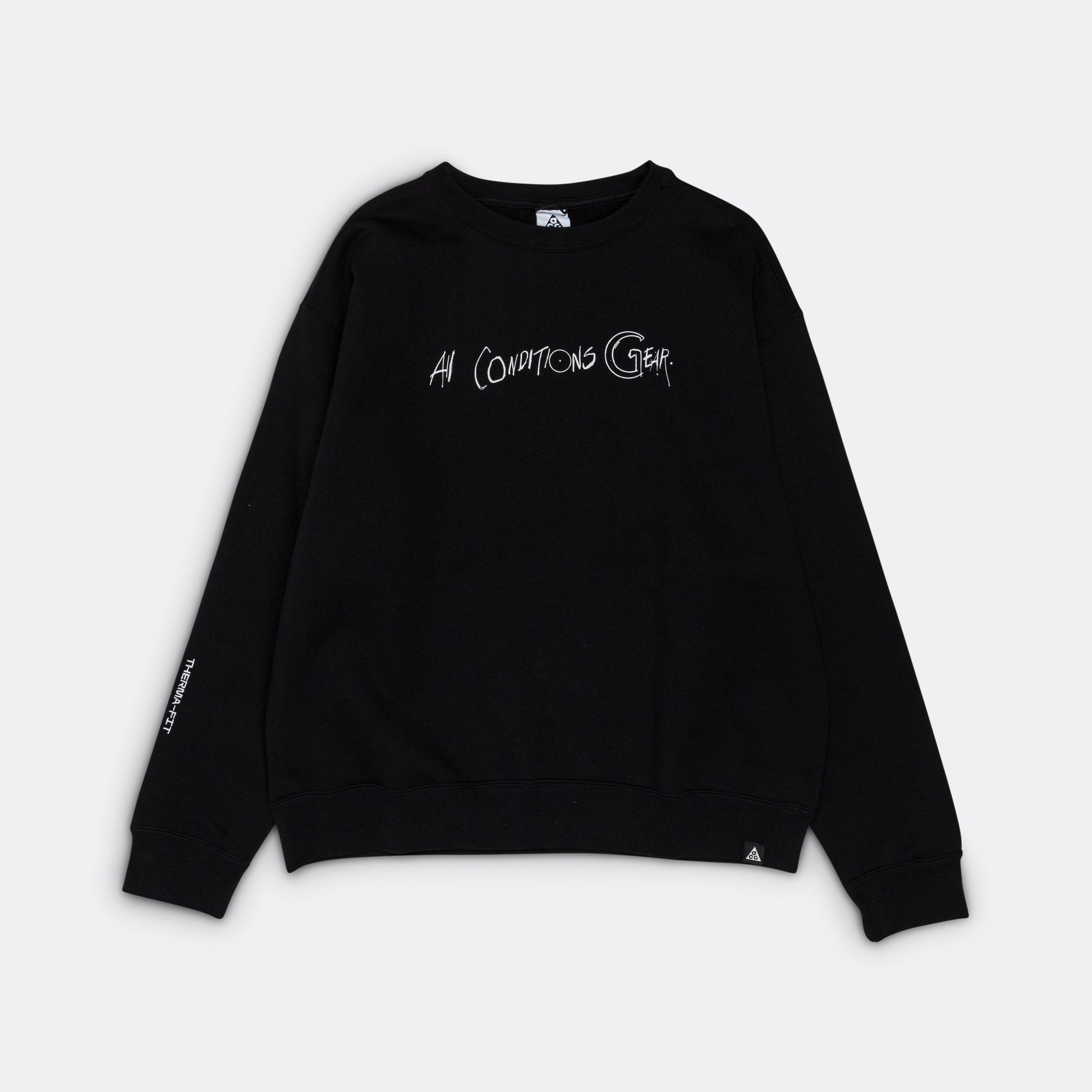 Therma-FIT Crew Fleece GX RS - Black/Summit White