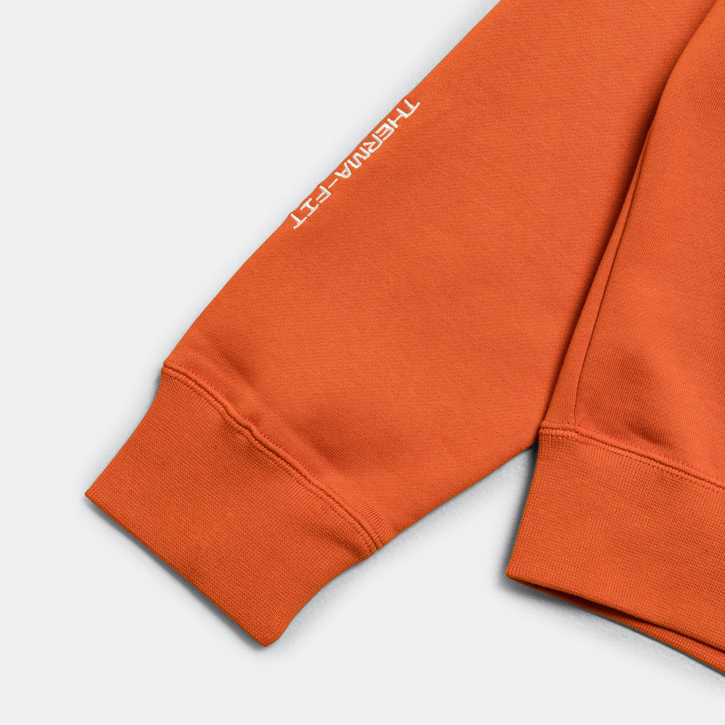 Therma-FIT Crew FLC GX - Campfire Orange/Summit White