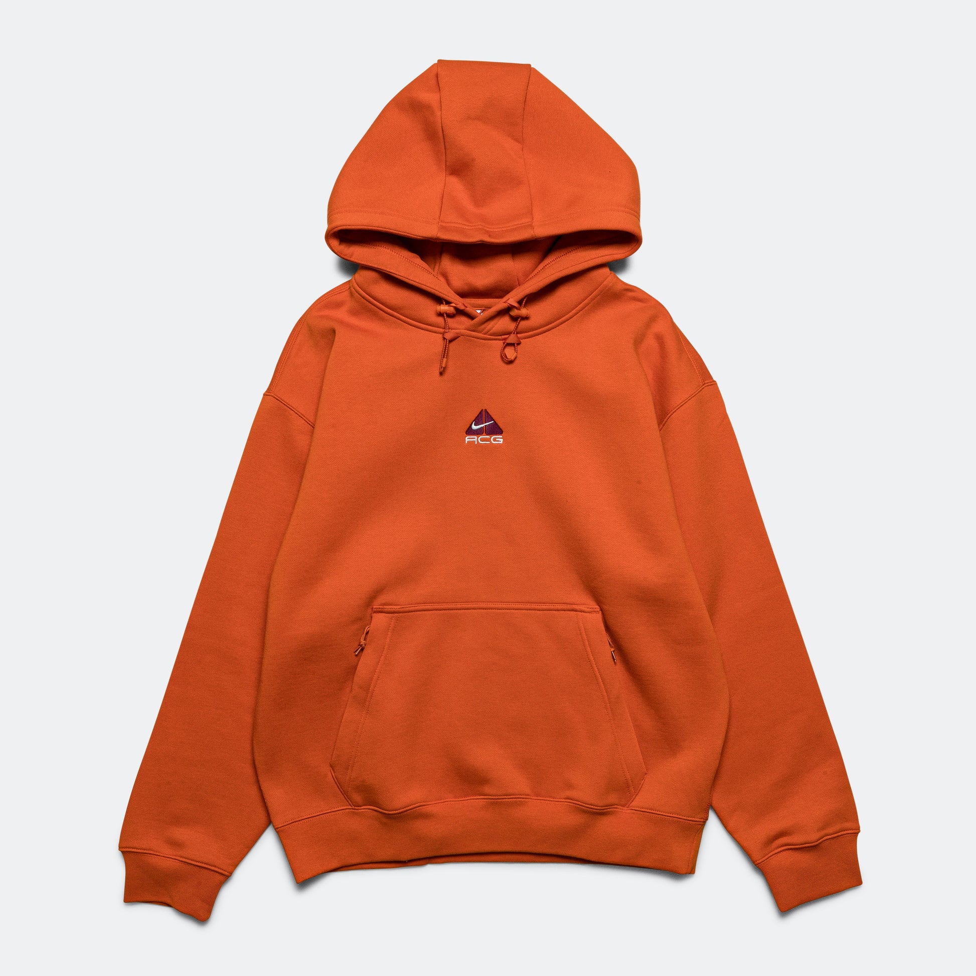 Therma-FIT Tuff Fleece Pullover Hoodie - Campfire Orange/Summit White