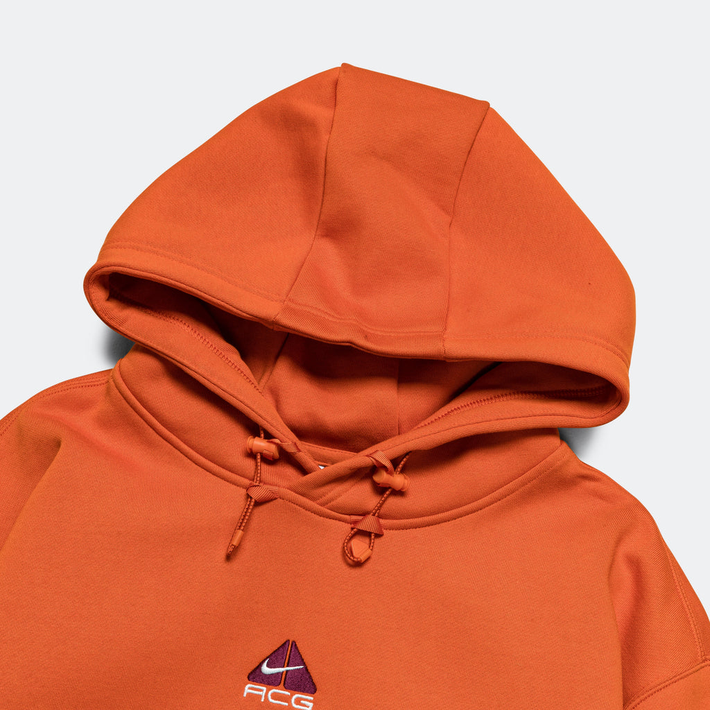 Therma-FIT Tuff Fleece Pullover Hoodie - Campfire Orange/Summit White