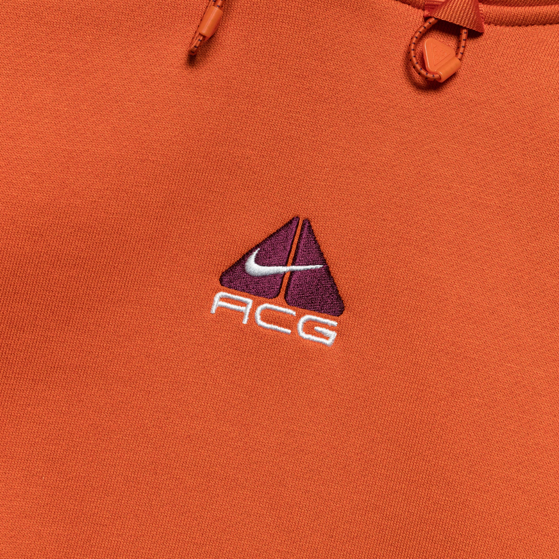 Therma-FIT Tuff Fleece Pullover Hoodie - Campfire Orange/Summit White