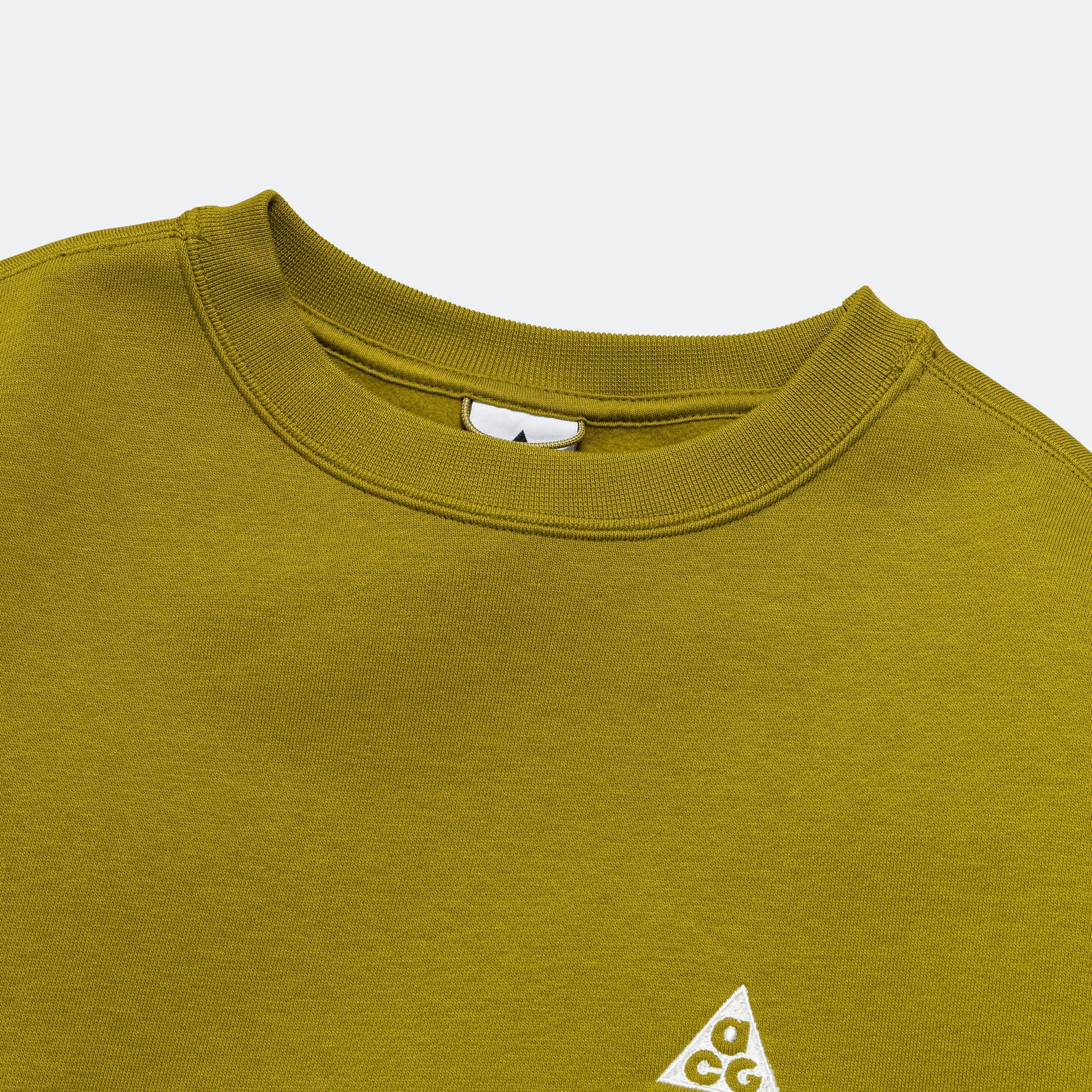 Therma-FIT Tuff Fleece Crew - Moss/Summit White