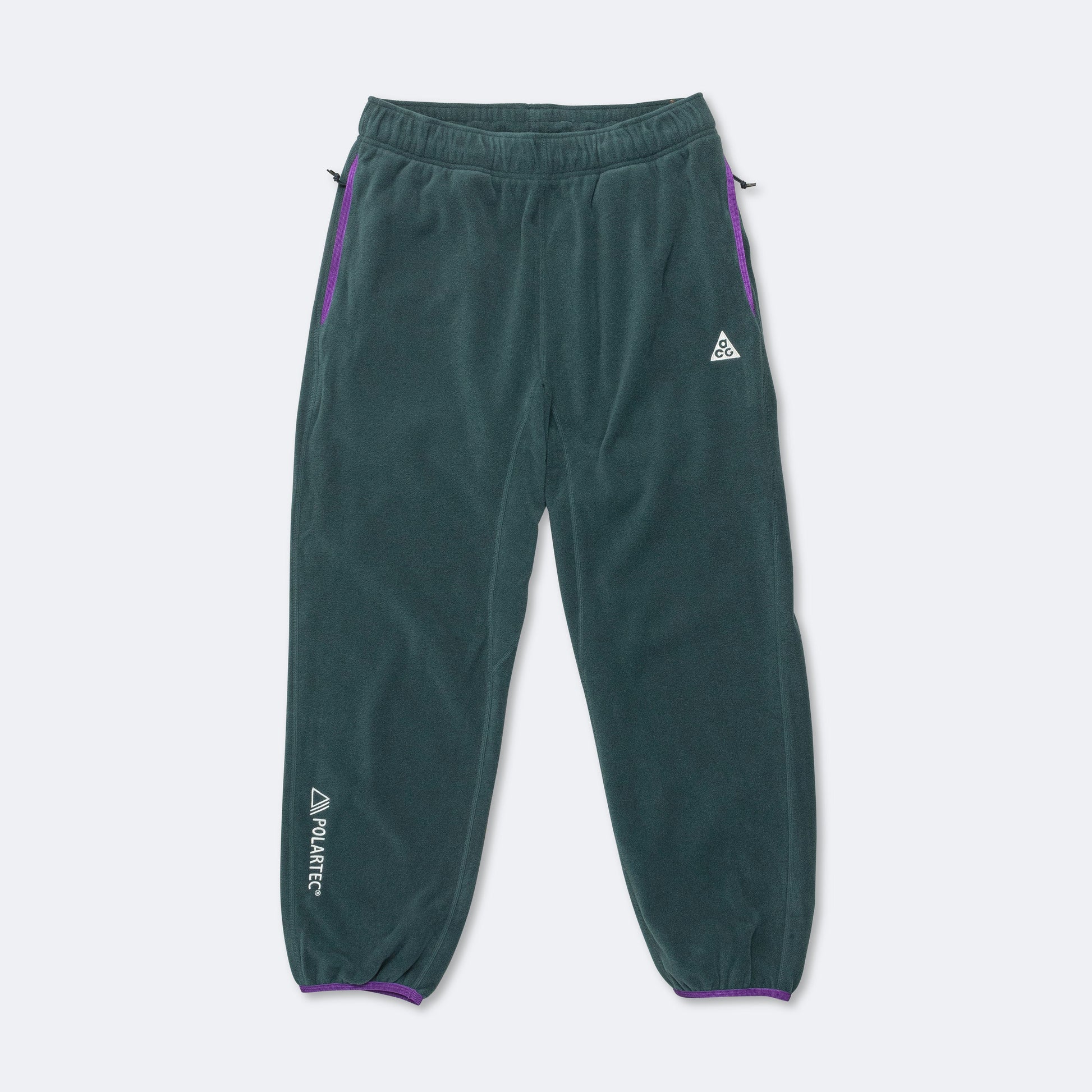 Polartec® 'Wolf Tree' Pant - Deep Jungle/Purple Ink-Summit White