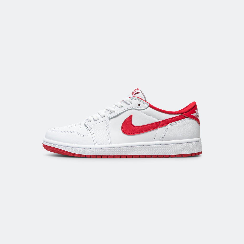 Air Jordan 1 Retro Low OG - White/University Red