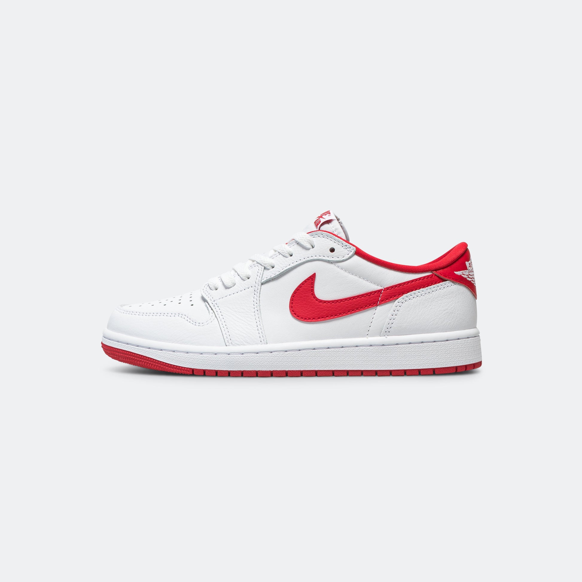 Air Jordan 1 Retro Low OG - White/University Red