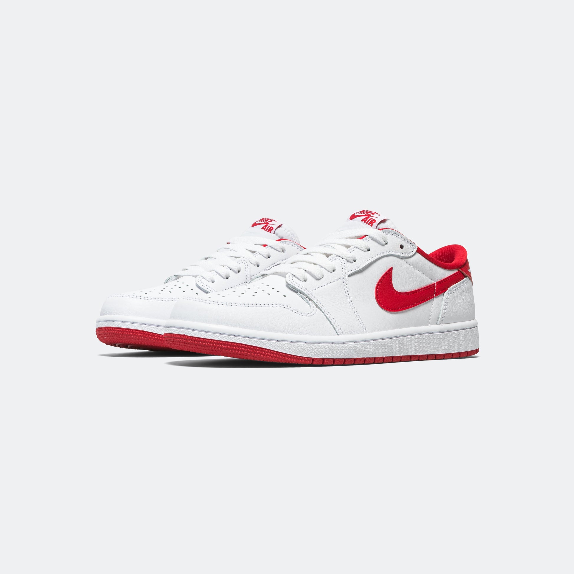 Air Jordan 1 Retro Low OG - White/University Red