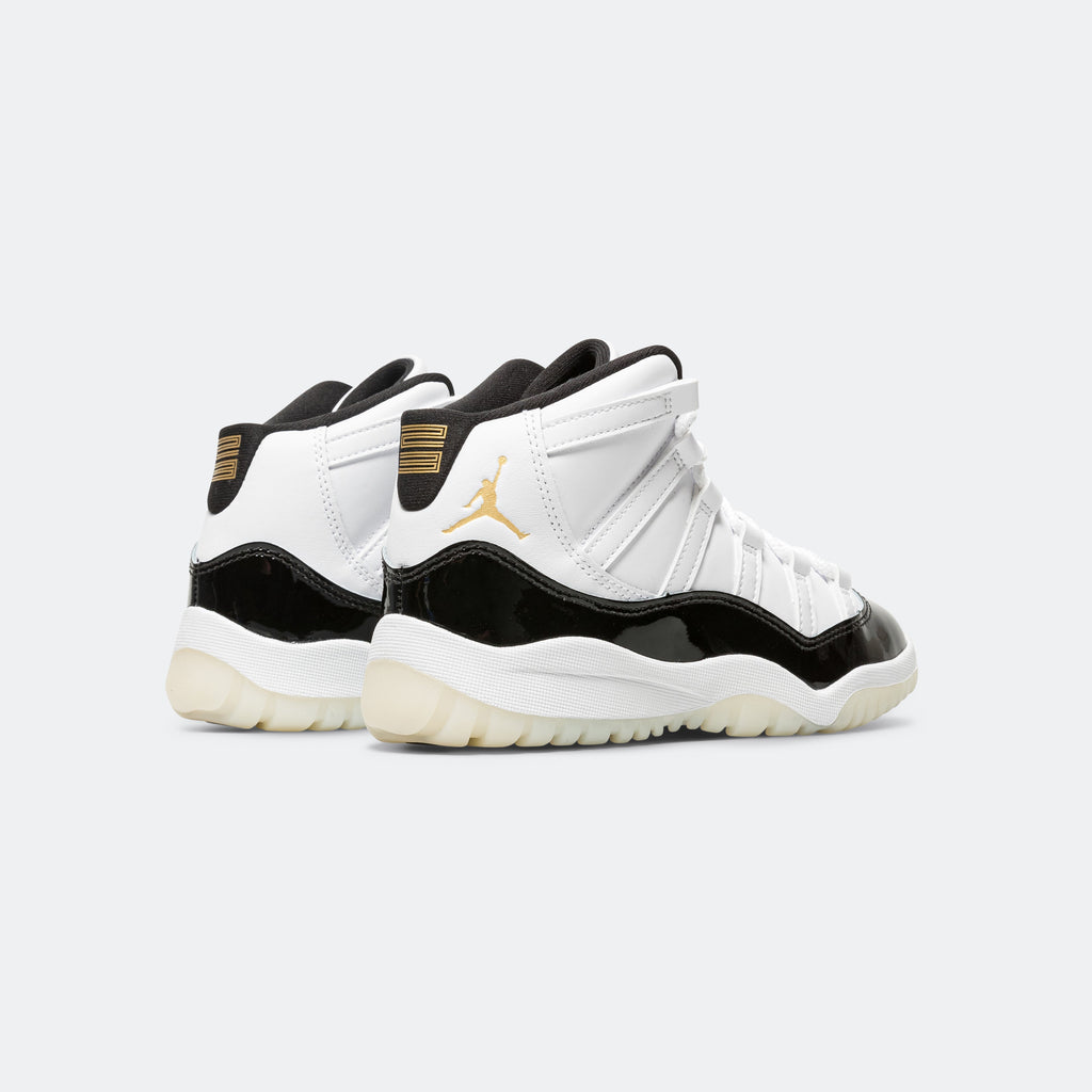 Jordan 11 'Gratitude' (PS) - White/Metallic Gold-Black