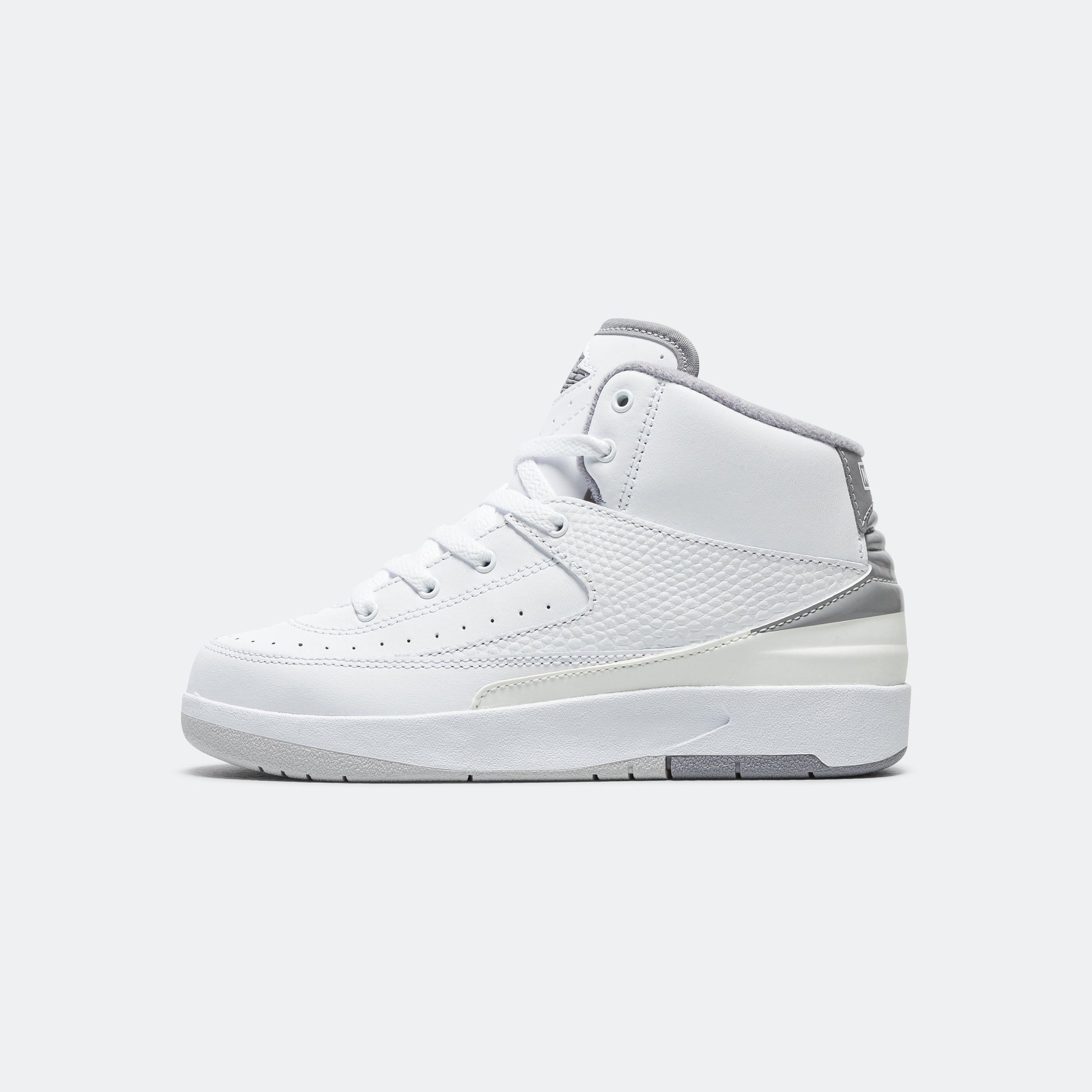 Air Jordan 2 Retro (PS) - White/Cement Grey-Sail-Black