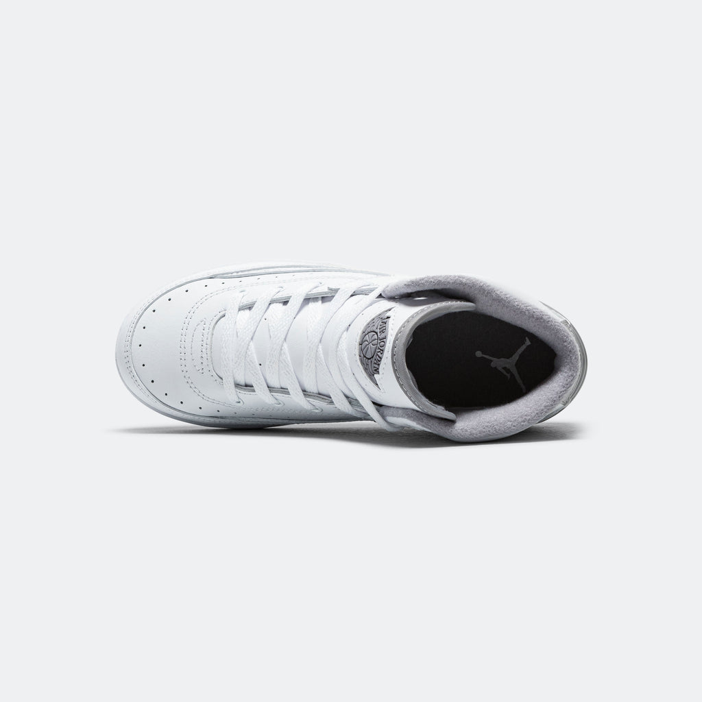 Air Jordan 2 Retro (PS) - White/Cement Grey-Sail-Black
