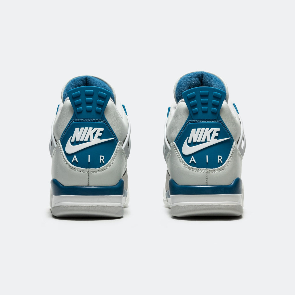 Air Jordan 4 - Off White/Military Blue-Neutral Grey