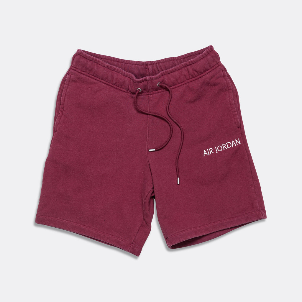 Wordmark Fleece Short - Cherrywood Red/Sail