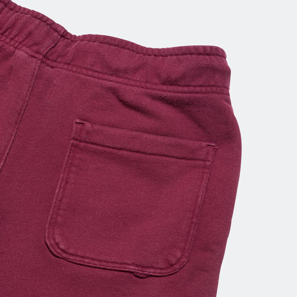 Wordmark Fleece Short - Cherrywood Red/Sail