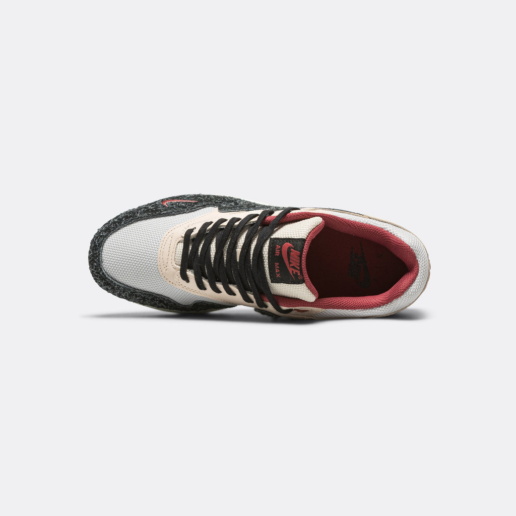 Air Max 1 PRM - Pearl White/Black-Vast Grey-Cedar