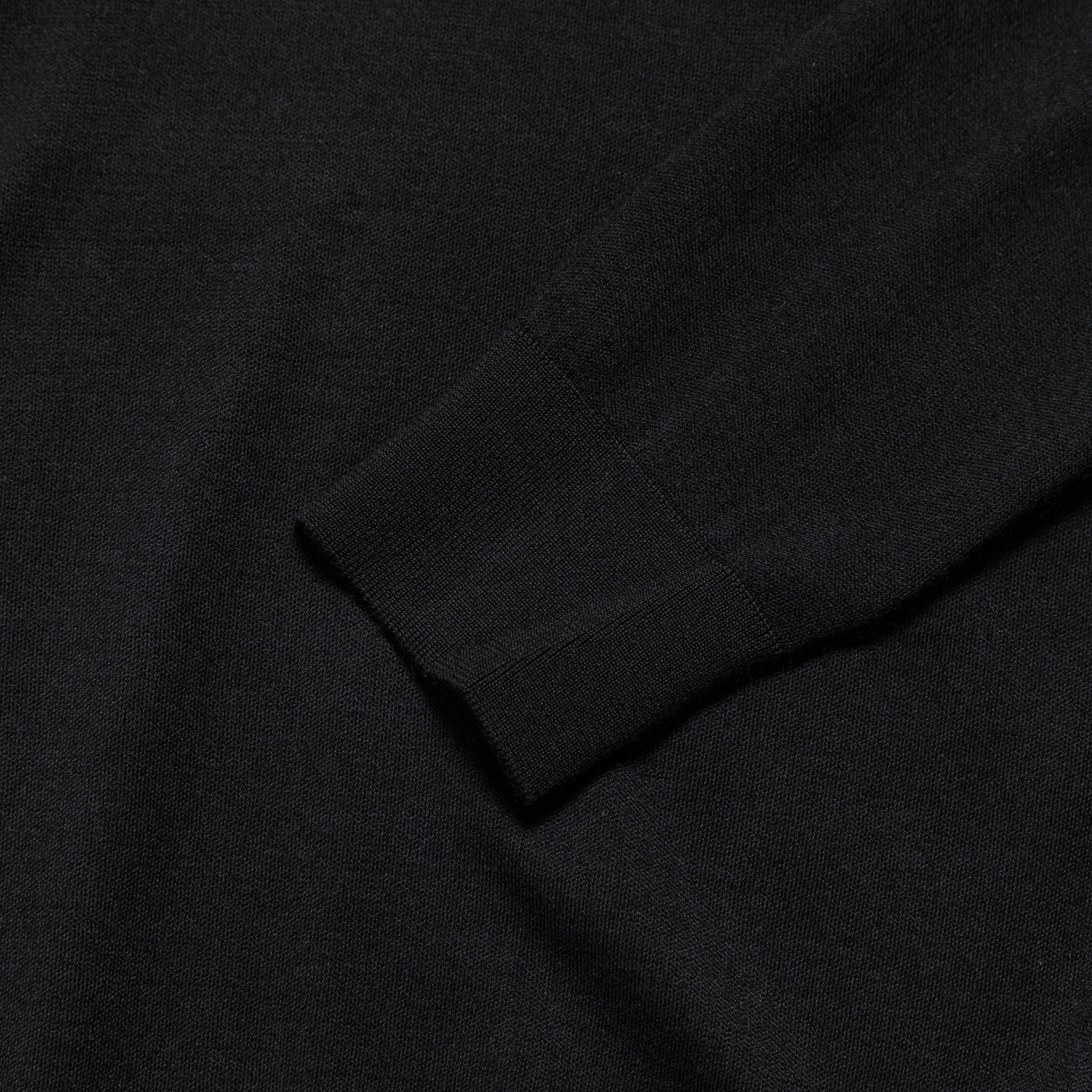 ESC Knit LS Polo - Black