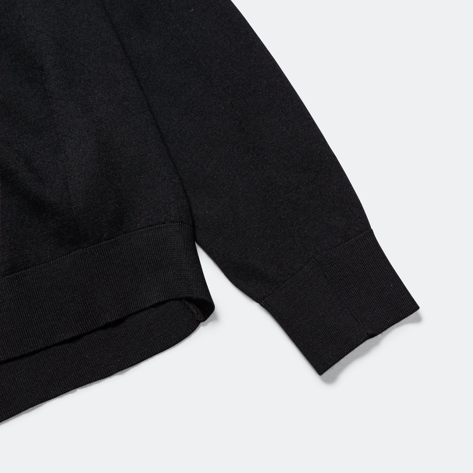 ESC Knit LS Polo - Black