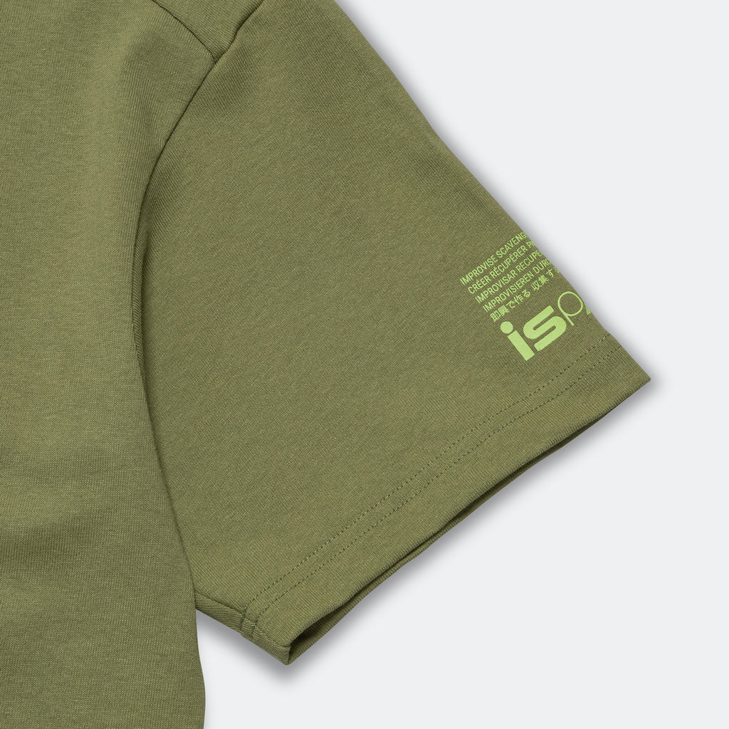 ISPA SS Tee - Alligator/Ghost Green