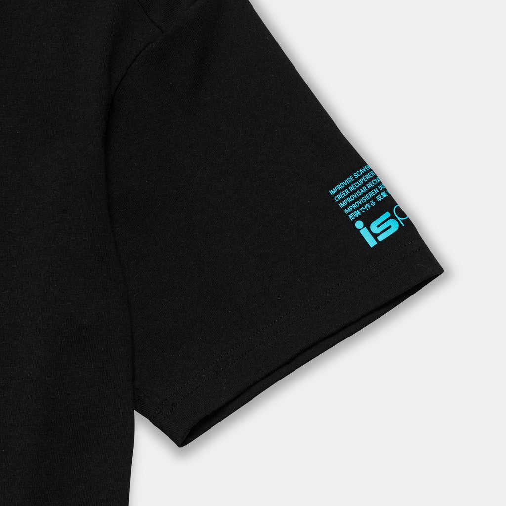 ISPA SS Tee - Black/Baltic Blue