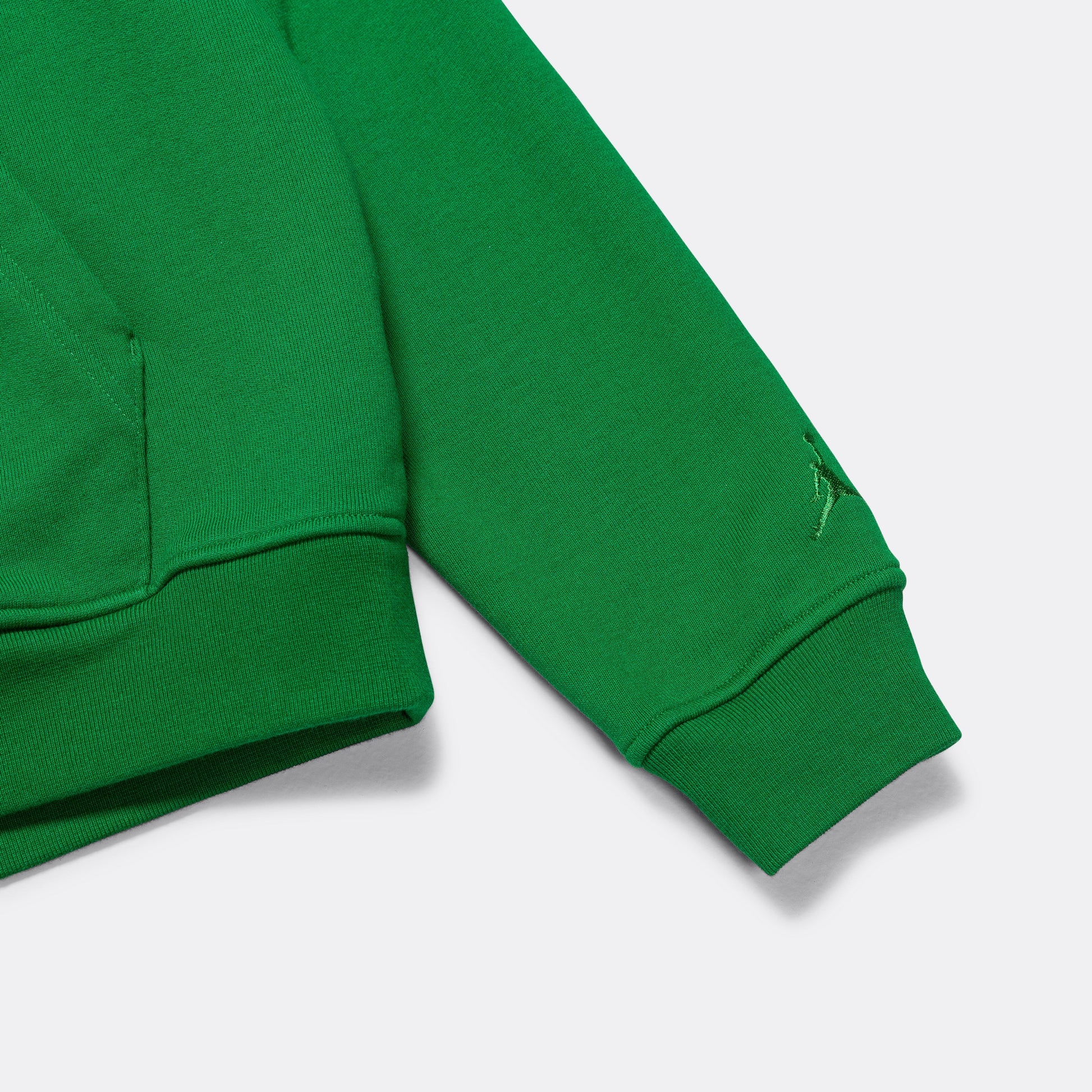 Wordmark Fleece Hoodie - Green