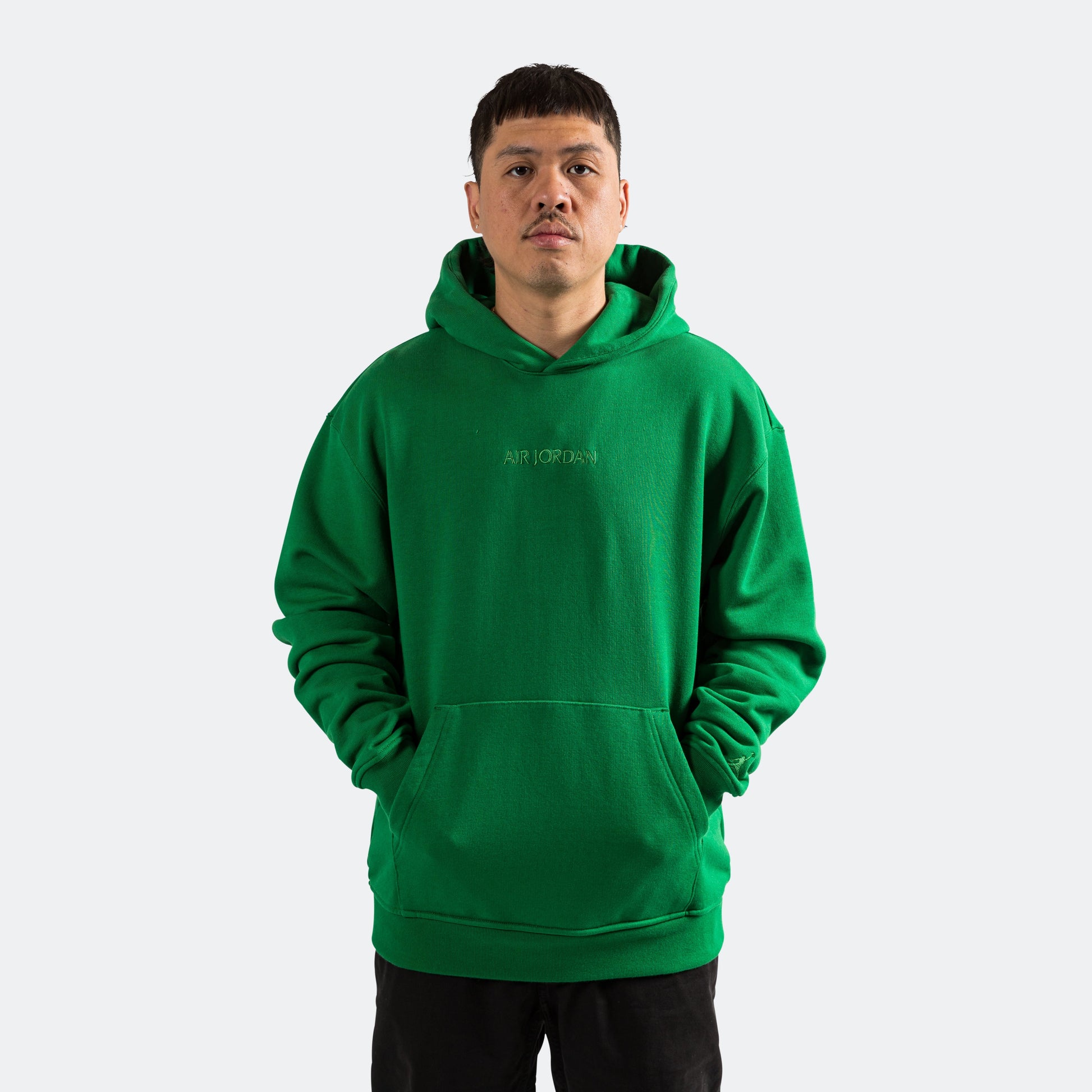 Wordmark Fleece Hoodie - Green