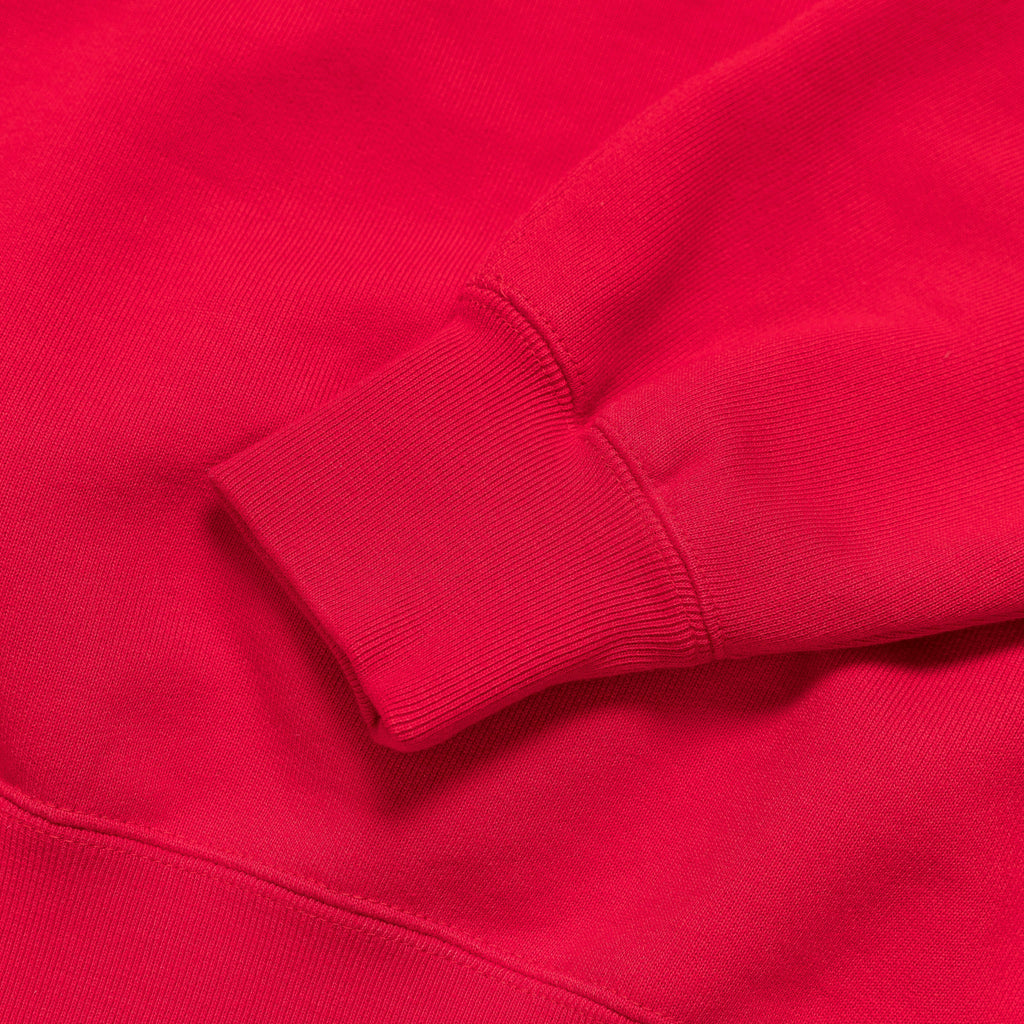 Womens Air Jordan SP Fleece Crewneck - Fire Red/Sail