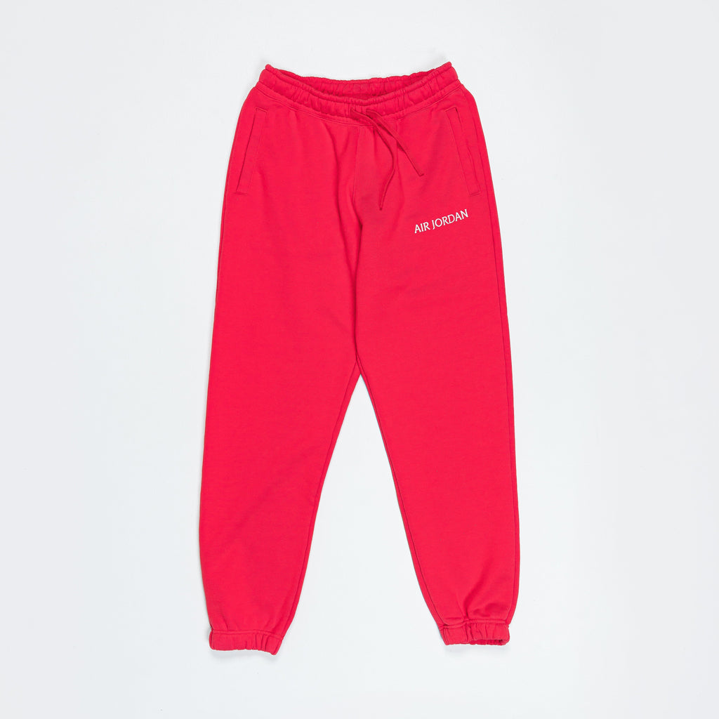 Womens Air Jordan SP Fleece Pant - Fire Red/Sail