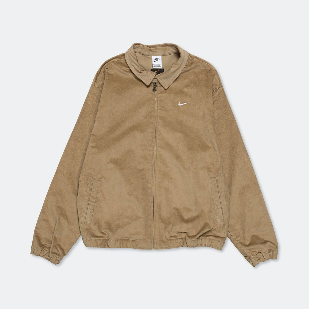 Nike Life Corduroy Harrington Jacket - Khaki/White