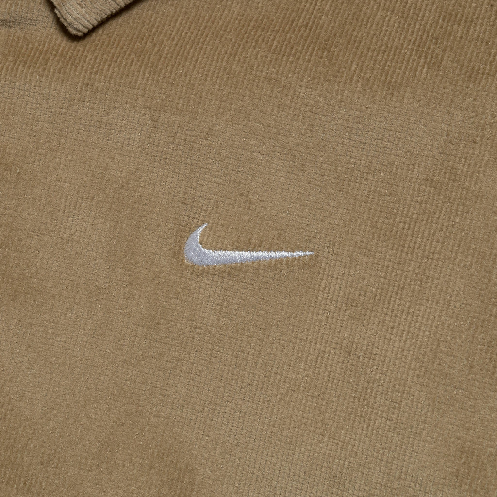 Nike Life Corduroy Harrington Jacket - Khaki/White