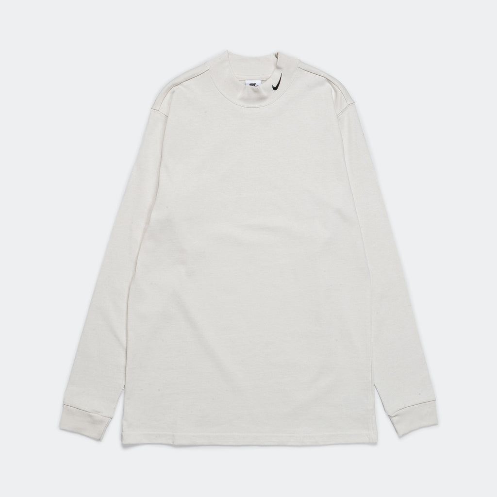 Nike Life Mock Neck LS T-shirt - White