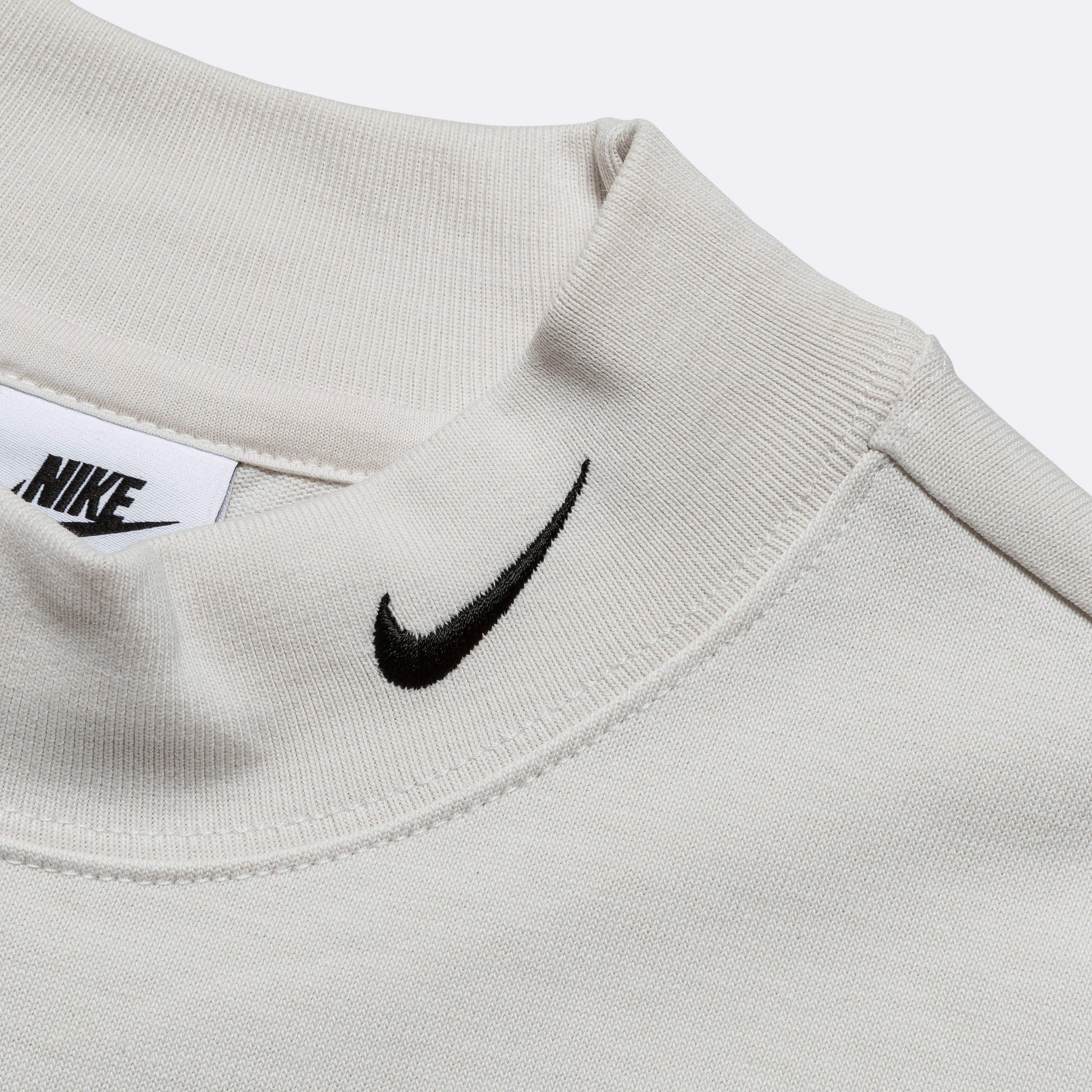 Nike Life Mock Neck LS T-shirt - White