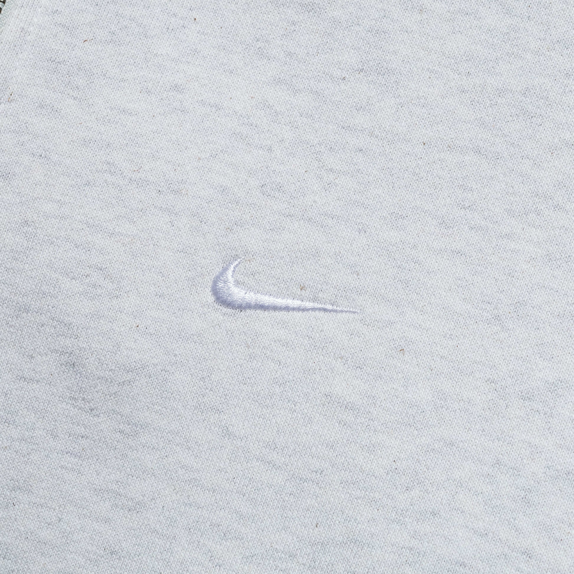 NikeLab Solo Swoosh Fleece ¼ Zip - Birch Heather/White