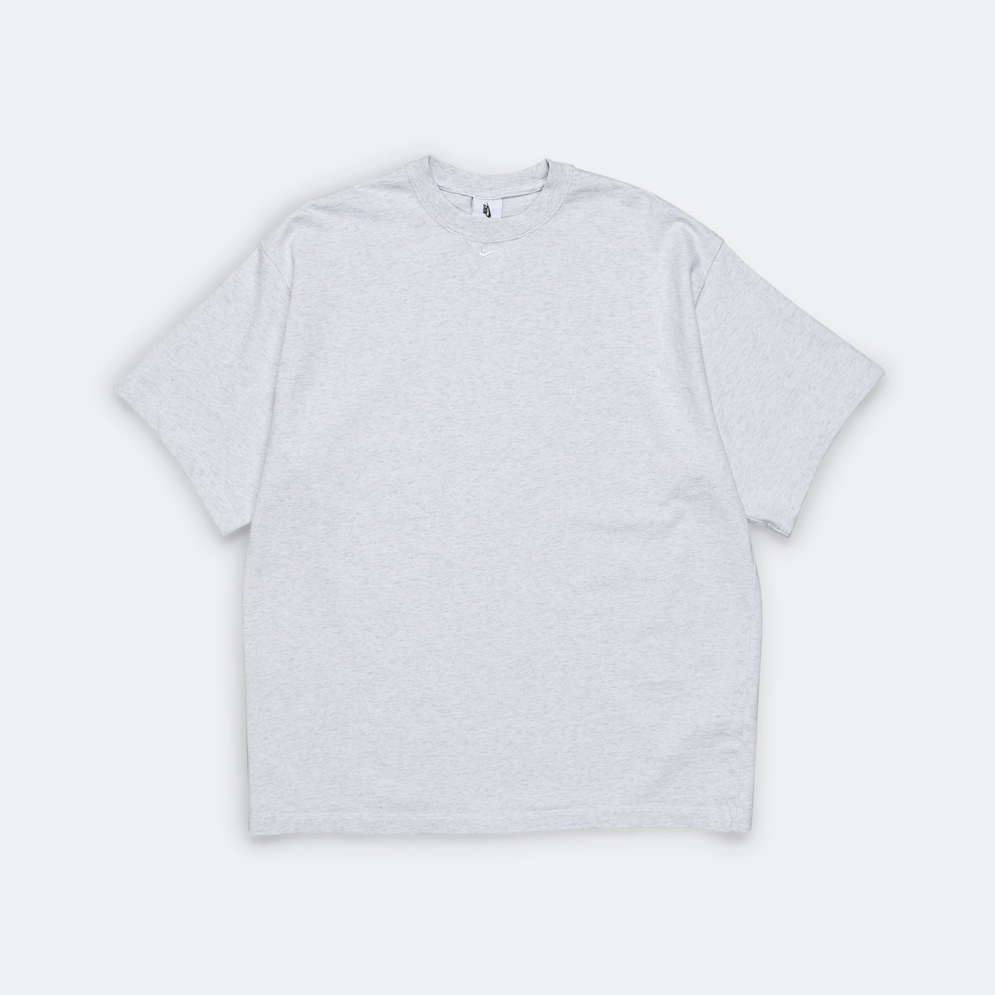 NikeLab Solo Swoosh SS Top - Birch Heather/White