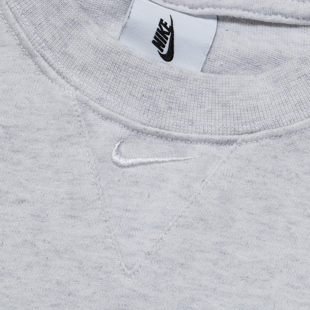 NikeLab Solo Swoosh SS Top - Birch Heather/White