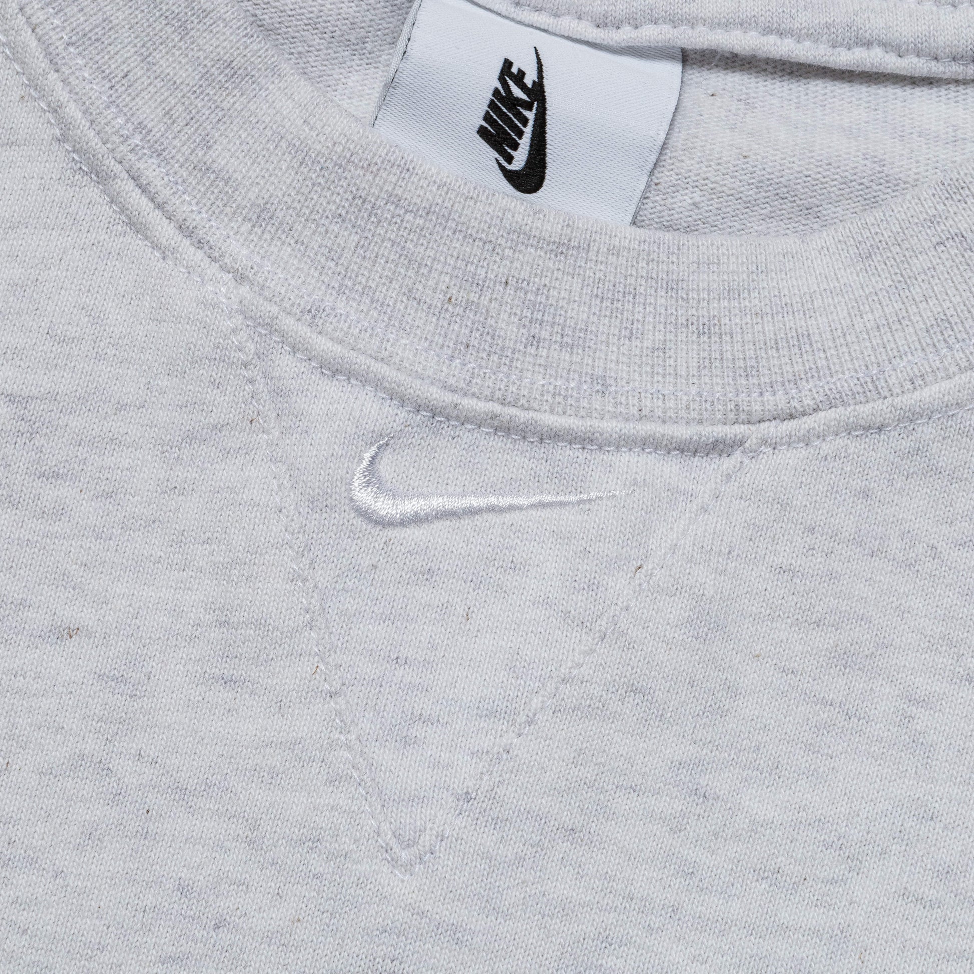 NikeLab Solo Swoosh SS Top - Birch Heather/White