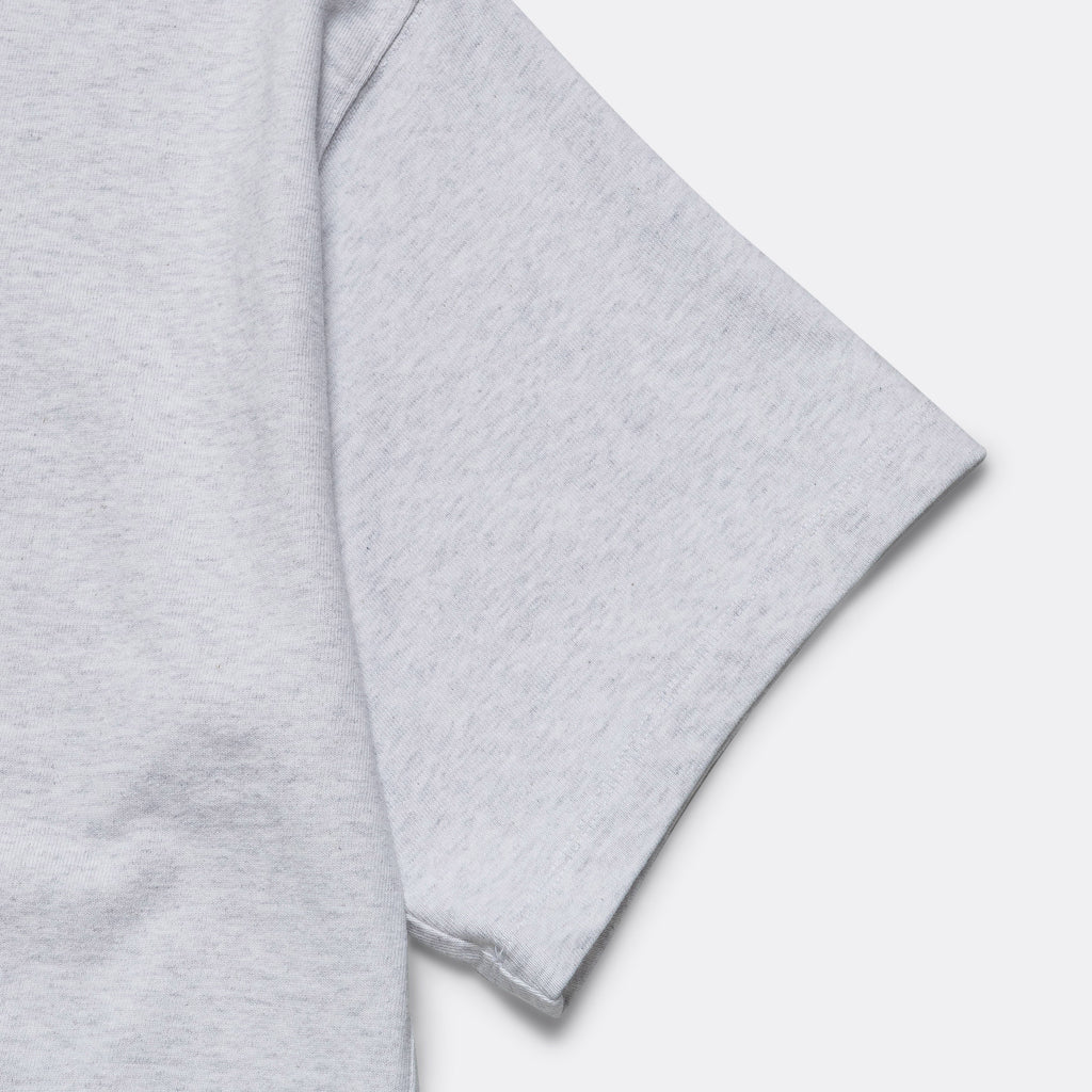 NikeLab Solo Swoosh SS Top - Birch Heather/White