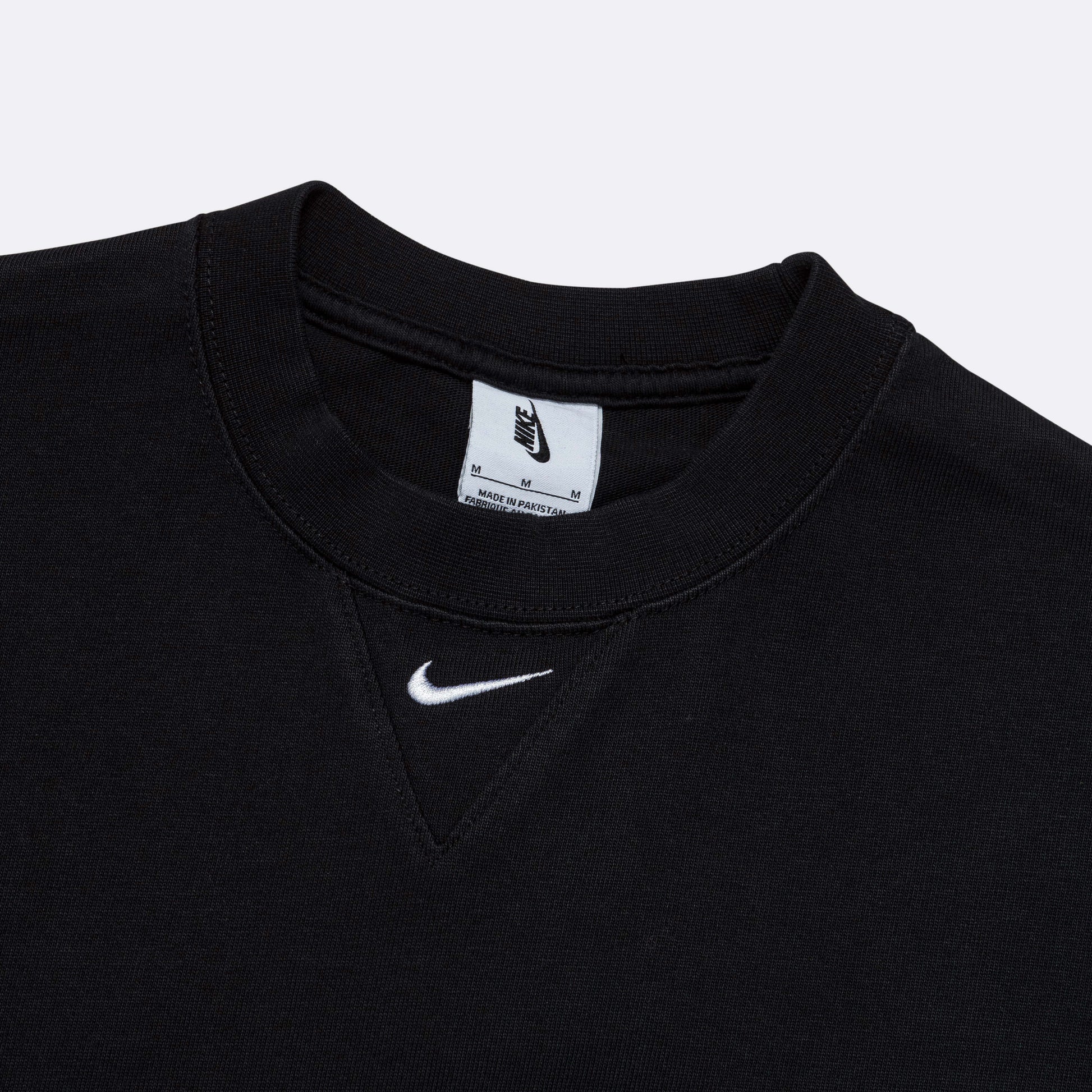NikeLab Solo Swoosh SS Top - Black/White