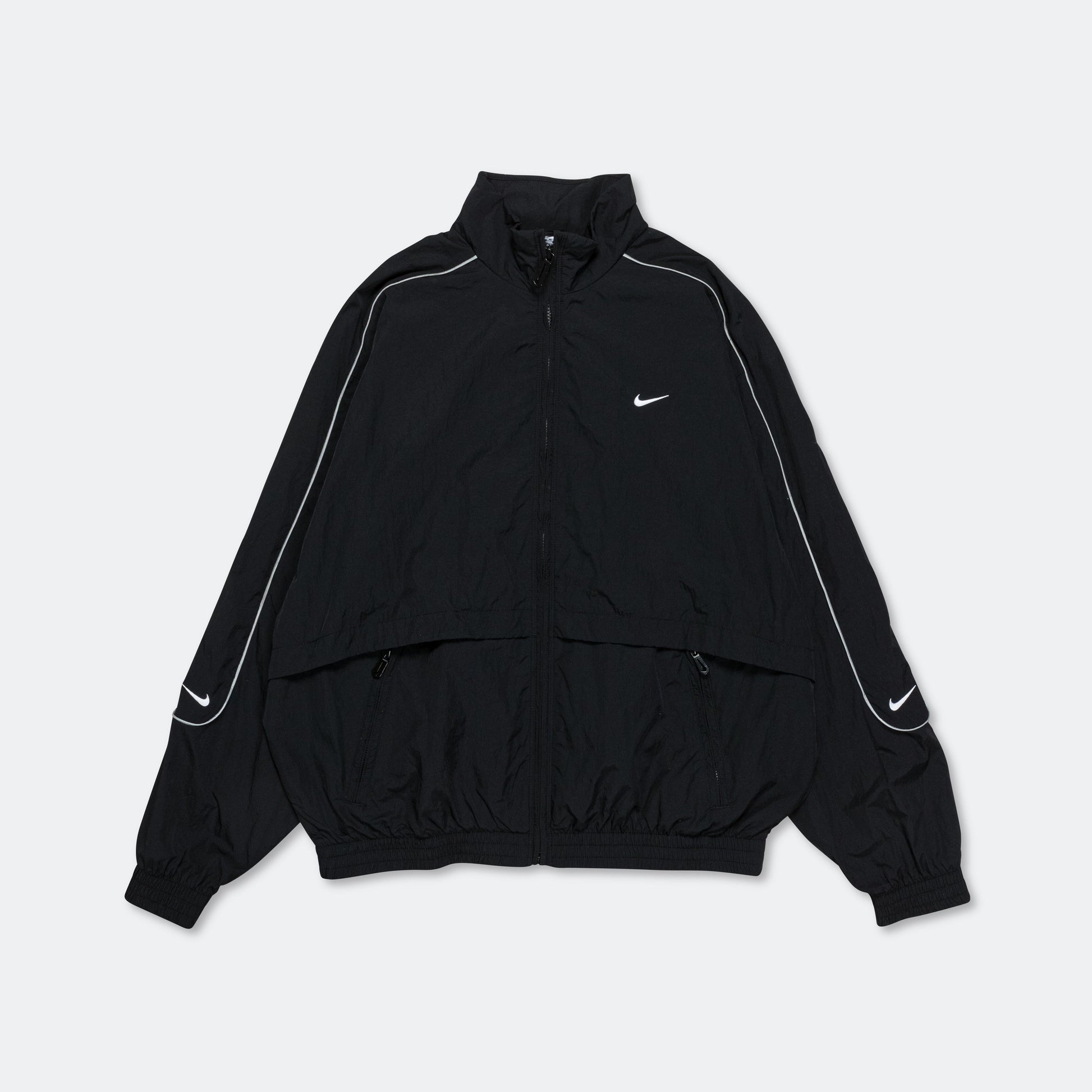NikeLab Solo Swoosh Woven Track Jacket - Black/White