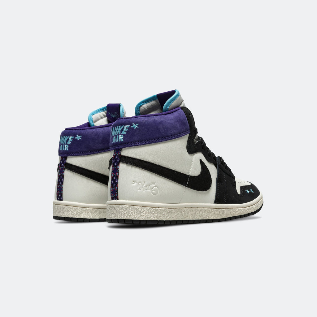 Womens Air Ship PE SP x Opium - Sail/Blue Chill-Black-Court Purple