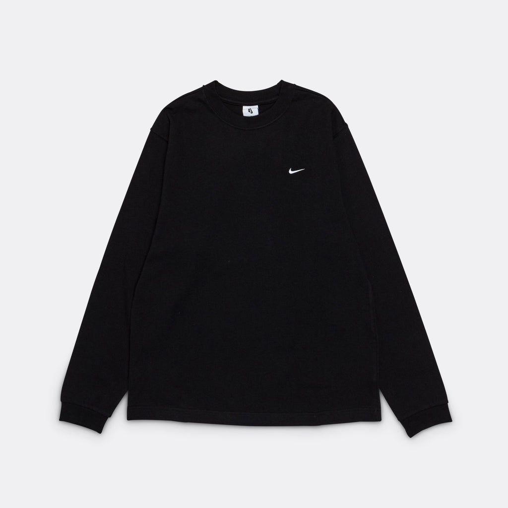 NikeLab Solo Swoosh LS Top - Black/White