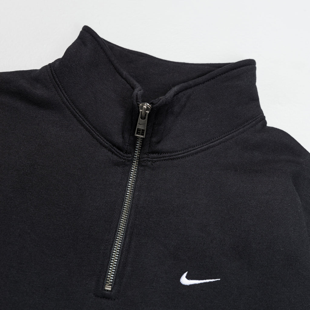 NikeLab Solo Swoosh Fleece ¼ Zip - Black/White