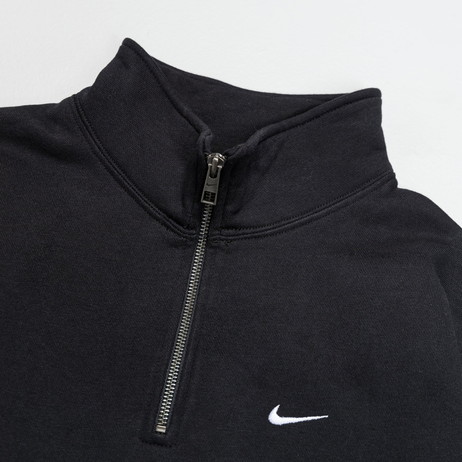 NikeLab Solo Swoosh Fleece ¼ Zip - Black/White